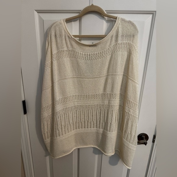 NWT Torrid Pointelle Boat Neck Boxy Cropped Sweater Size 3X/4X - Picture 10 of 10